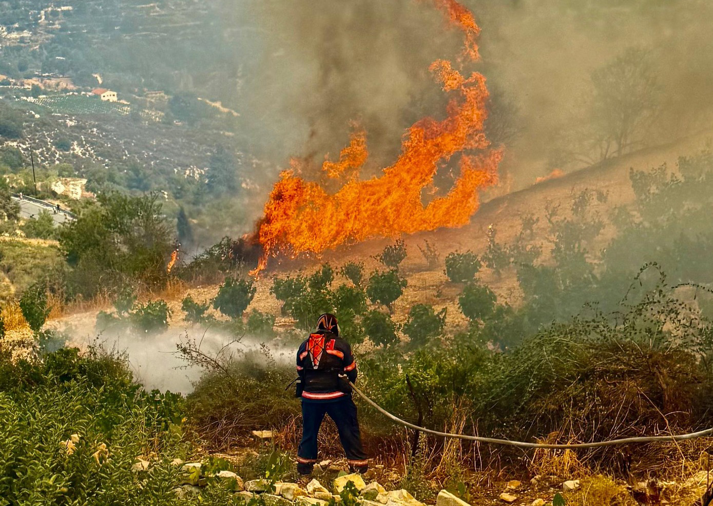 Support reaching fire victims, measures implemented