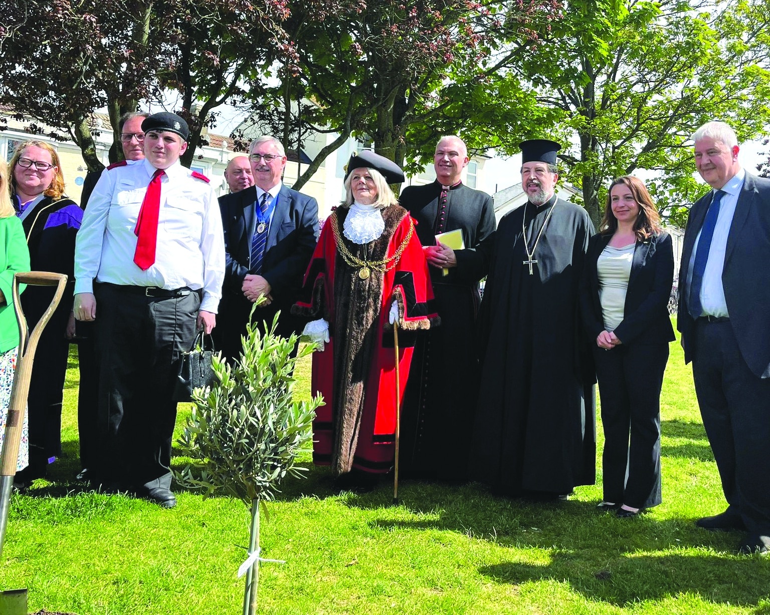 image Trees planted in UK for peace in Cyprus