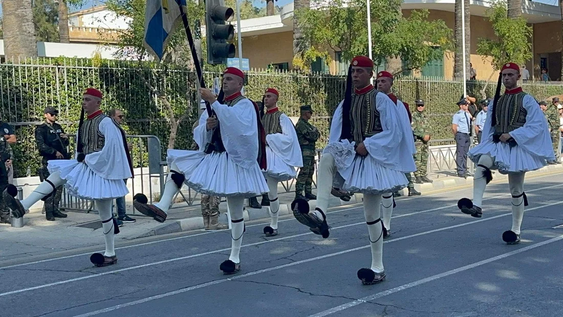 image &#8216;Oxi Day&#8217; parade in Nicosia (video)